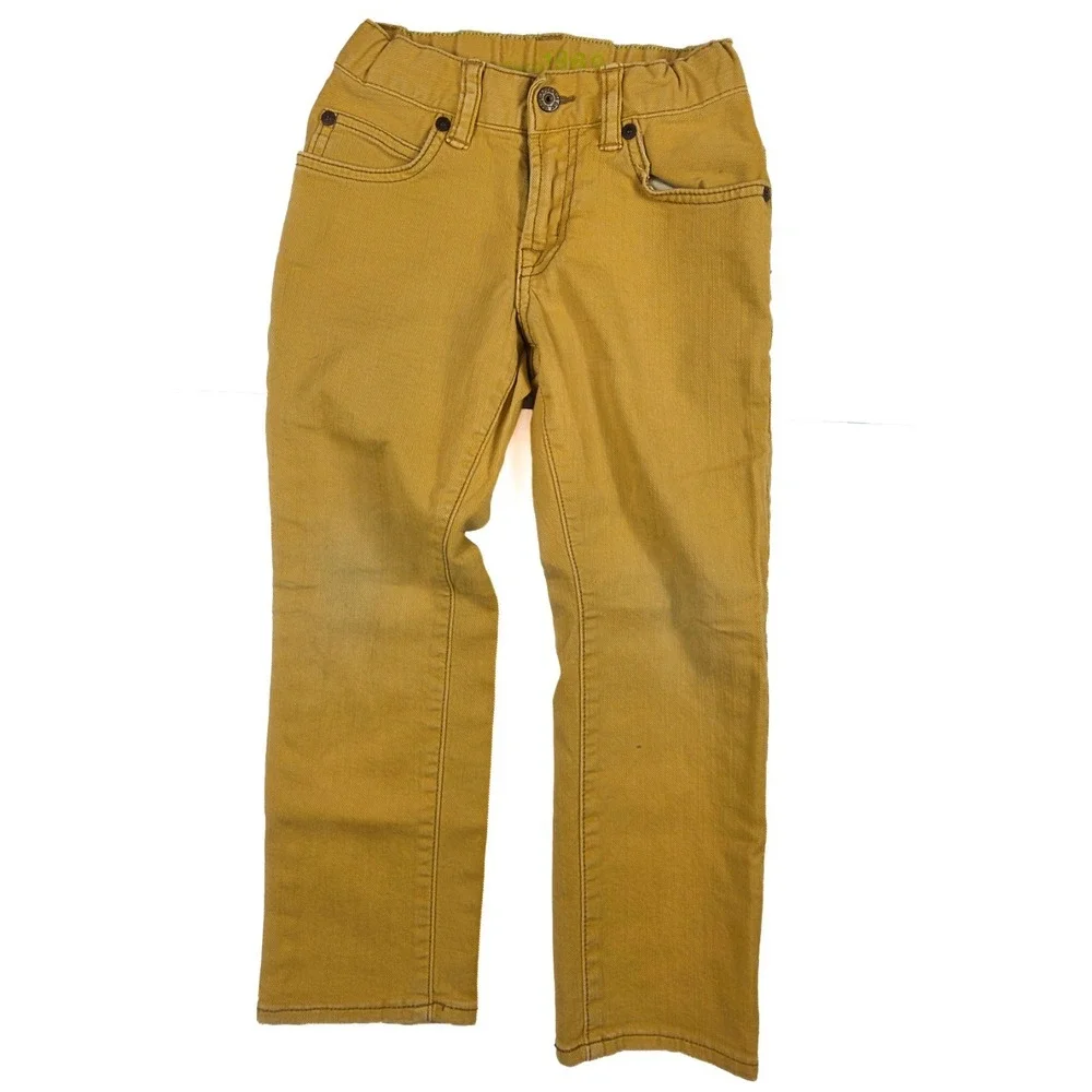 Gap Mustard Slim Stretch Jeans Boy's Size 6